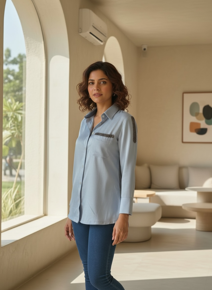 Blue Edit Shirt