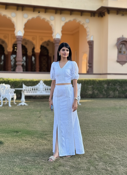 Ivory Cotton Coord Set