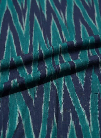 Ikat Cotton Midi Dress
